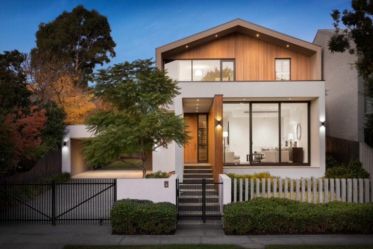 Aménagement extérieur : Entrée de maison moderne